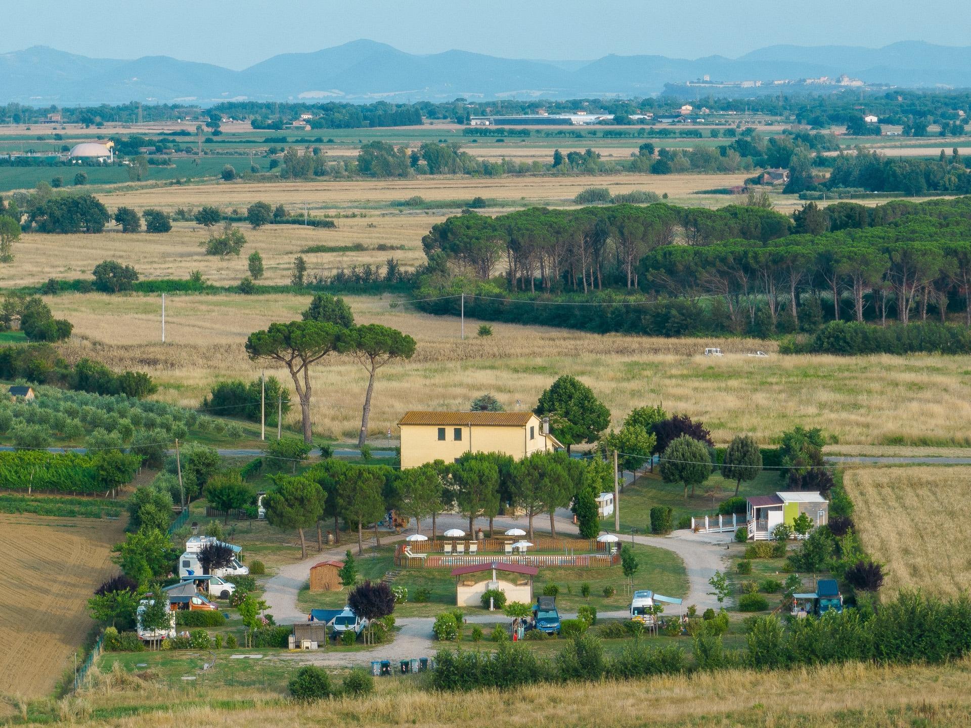 Comping tent pitches in Cortona, Arezzo | Tuscany